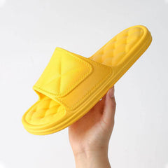 Summer Slippers Plaid Design Bathroom Slippers For Women Shoes - ProTrendyz