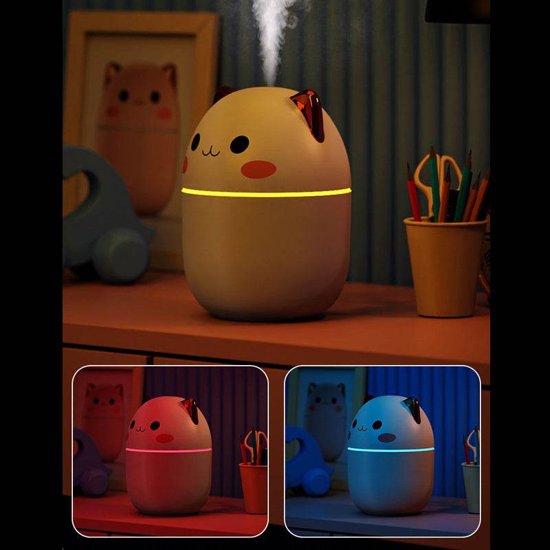 Air Humidifier Cute Cat Ultra-Silent USB Office Household Bedroom Car Aromatherapy Air Purifier With Led Cool Mist Spray - ProTrendyz