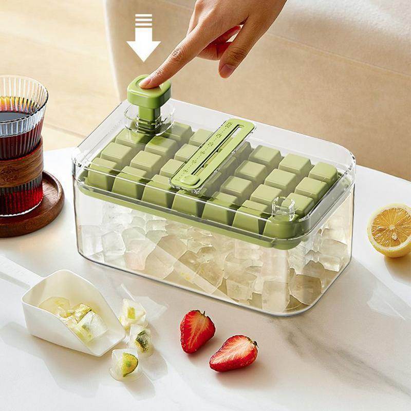 28 56 Grids Reusable Ice Mold Ice Cubes Tray DIY Moulds Ice Cubes Maker Release Homemade Ice Cubes Tray Mold Home Ice Making Tool - ProTrendyz