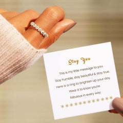 S925 Sterling Silver Small Daisy Ring Women - ProTrendyz