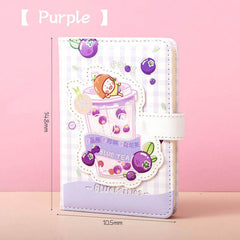 Cute Magnetic Buckle Notebook Girl Heart Hand Ledger - ProTrendyz