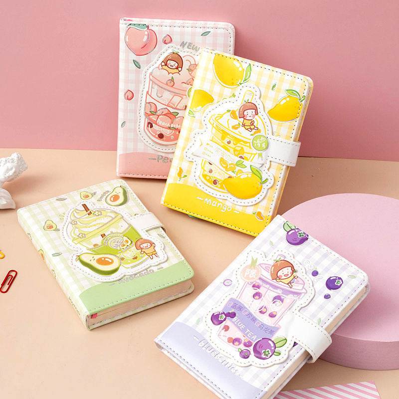 Cute Magnetic Buckle Notebook Girl Heart Hand Ledger - ProTrendyz