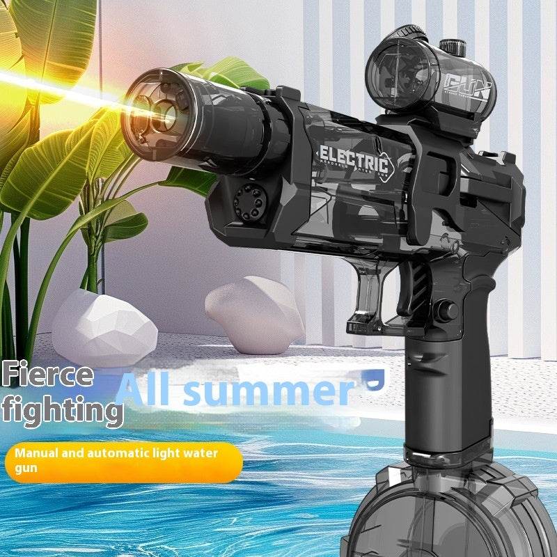 Fire Rat Electric Water Pistol Cool Light Full Automatic Water Spray Gun Summer Toy Sports Entertainment Children Gifts AC223 - ProTrendyz