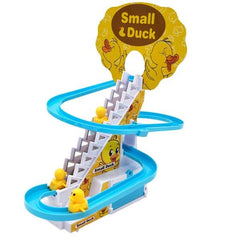 Little Duck Climbing Stairs Toy Little Penguin Automatic Ladder Light - ProTrendyz
