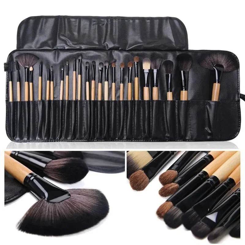 Gift Bag Of 24 Pcs Makeup Brush Sets Professional Cosmetics Brushes Eyebrow Powder Foundation Shadows Pinceaux Make Up Tools - ProTrendyz
