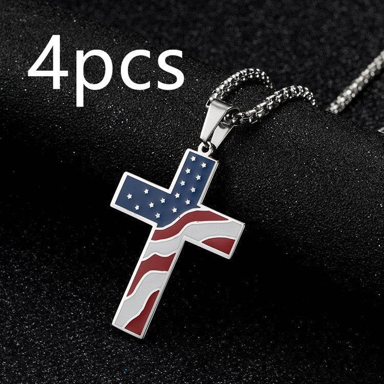 Flag Cross Necklace - ProTrendyz