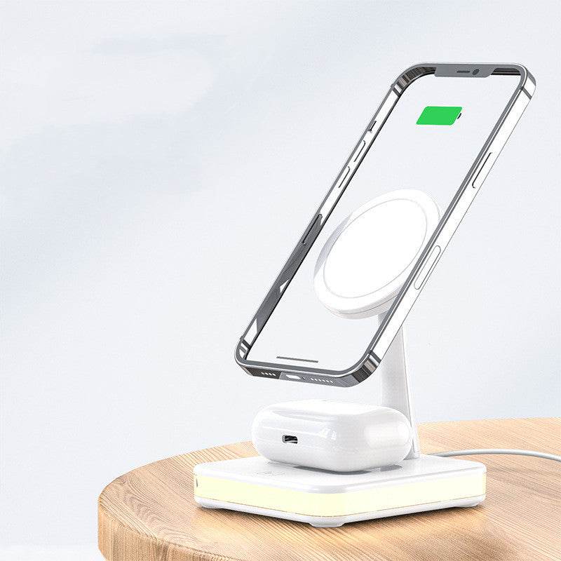 4 In 1 Magnetic Wireless Charger Stand Fast Charging Dock Station - ProTrendyz