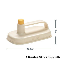 Kitchen Bathroom Toilet Cleaning Magic Brush Glass Wall Cleaning Bath Brush Handle Cleaning Rag Ceramic Window Slot Clean Brush Kitchen Gadgets - ProTrendyz