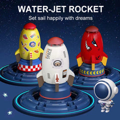 Rocket Launcher Toys Outdoor Rocket Water Pressure Lift Sprinkler Toy Interaction In Garden Lawn Water Spray Toys For Kids Summer Gadgets