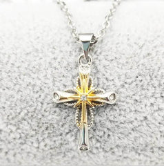 Octagonal Star Cross Alloy Pendant US - ProTrendyz