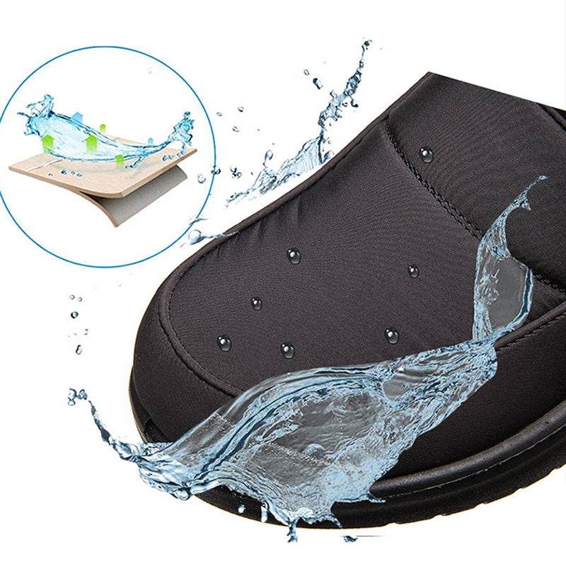 Ankle Boots For Women Non-slip Waterproof Snow Boots Flat Heels Warm Shoes - ProTrendyz