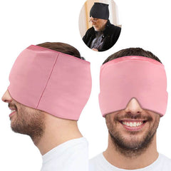 Ice Compress Headache Eye Mask Hat Relief For Migraines, Stress, And Tension Massage Tool - ProTrendyz
