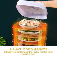Multi-layer Dish Cover Heat Preservation Kitchen Cover Dining Table Leftover Storage Box Transparent Stack Cooking Hood Steamer - ProTrendyz