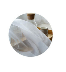 Modern And Simple Pure Color Cotton And Linen Window Screen - ProTrendyz