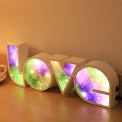 Valentines Day Decor LED LOVE Light Valentines Day Gift For Girlfriend Bithday Wedding Party Decoration Romantic Wedding Decor - ProTrendyz