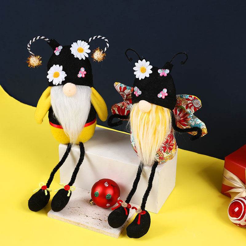 Bee Festival Flower Butterfly Long Legs Faceless Doll - ProTrendyz