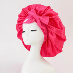 New Silk Bonnet For Sleeping Women Satin Bonnet Hair Bonnet Night Sleep Cap Scarf Wrap For Curly Hair With Tie Band For Curly Hair - ProTrendyz
