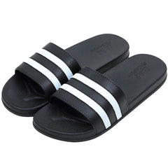 Striped Bath Plastic Stall Household Shoes Men's Bathroom Sandals And Slippers - ProTrendyz