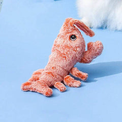 Pet Toys Electric Jumping Shrimp USB Charging Simulation Lobster Funny Cat Plush Pets Toy - ProTrendyz