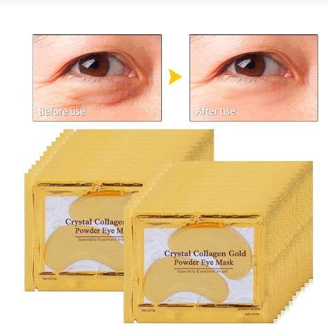 Beauty Gold Crystal Collagen Patches For Eye Anti-Aging Acne Eye Mask Korean Cosmetics Skin Care - ProTrendyz
