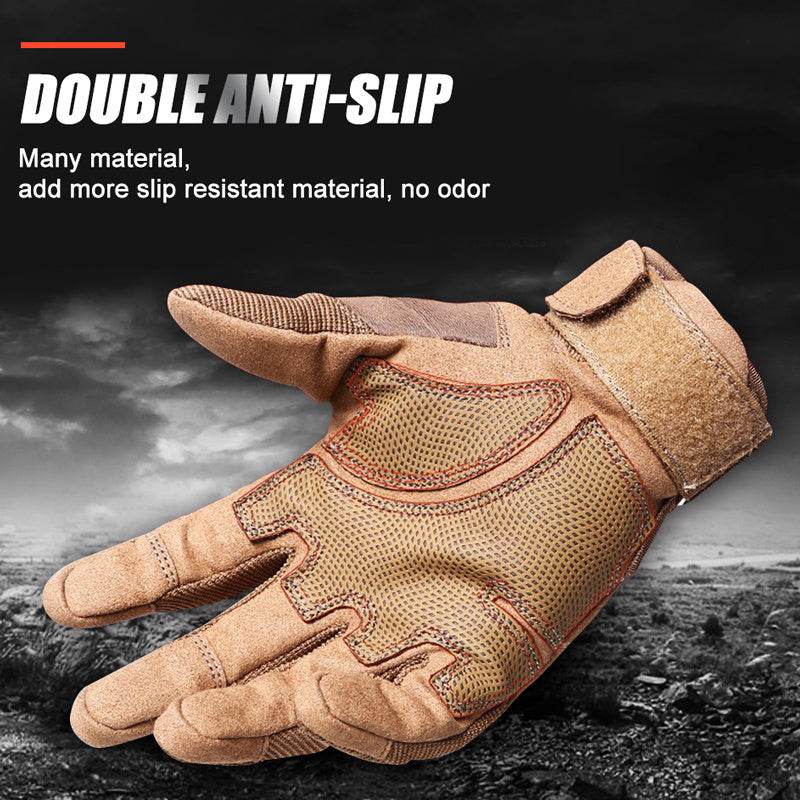 Tactical Gloves Army Military Men Gym Fitness Riding Half Finger Rubber Knuckle Protective Gear Male Tactical Gloves - ProTrendyz