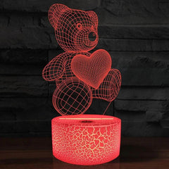 3D Lamp Acrylic USB LED Night Lights Neon Sign Lamp Xmas Christmas Decorations For Home Bedroom Birthday Decor Valentines Day Gifts - ProTrendyz
