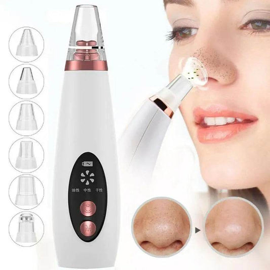 Blackhead Pore Vacuum Cleaner Nose Cleanser Blackheads Remover Blackhead Acne Removal Button Face Suction Beauty Skin Care Tool - ProTrendyz