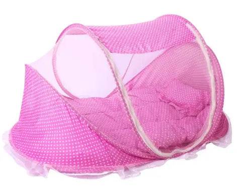 Foldable Baby Bed Net With Pillow Net Sleep Relax Play Eat US - ProTrendyz
