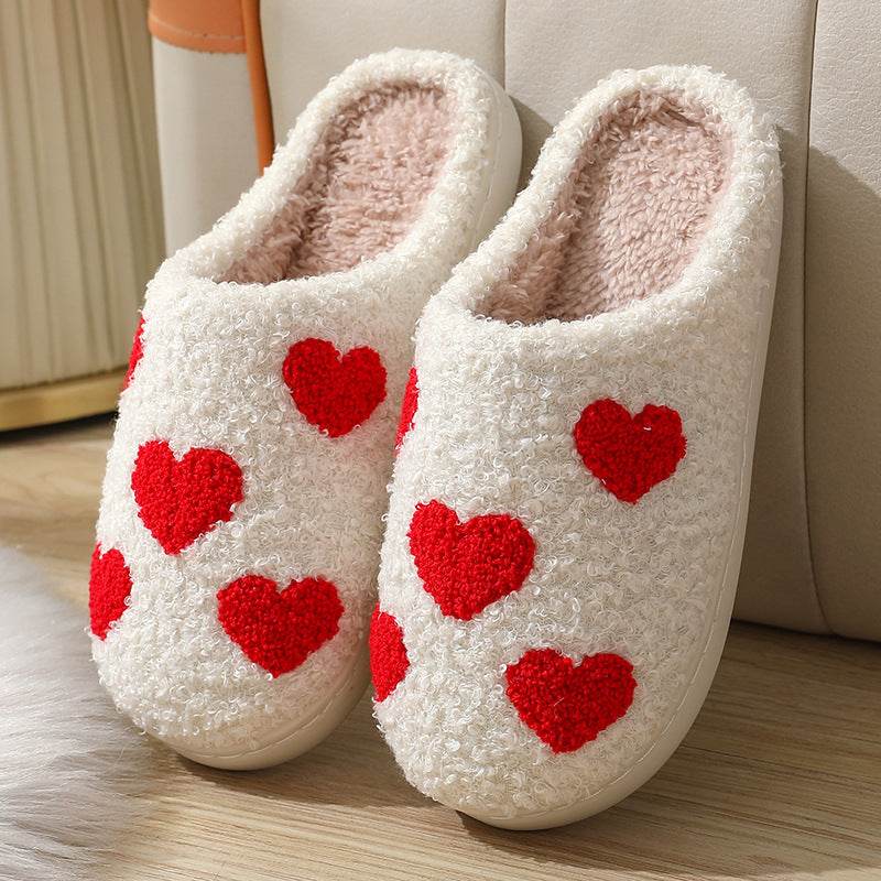 Women's Home Slippers Fashion Plush House Shoes For Valentine's Day - ProTrendyz