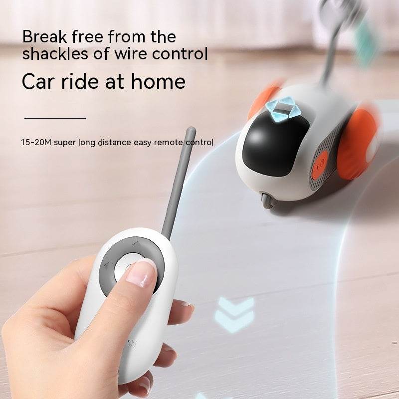 Remote Control Interactive Cat Car Toy USB Charging Chasing Automatic Self-moving Remote Smart Control Car Interactive Cat Toy Pet Products - ProTrendyz