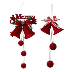 Exquisite Christmas Shop Windows Tree Hanging Decorations Ornaments Festival Party Atmosphere Decoration Props Christmas Bells