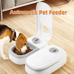 Automatic Pet Feeder Smart Food Dispenser For Cats Dogs Timer Stainless Steel Bowl Auto Dog Cat Pet Feeding Pets Supplies - ProTrendyz
