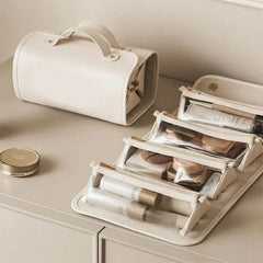 New Folding Cosmetic Bag Large Capacity Portable Handbag Waterproof Travel Storage Washing Bag For Women - ProTrendyz