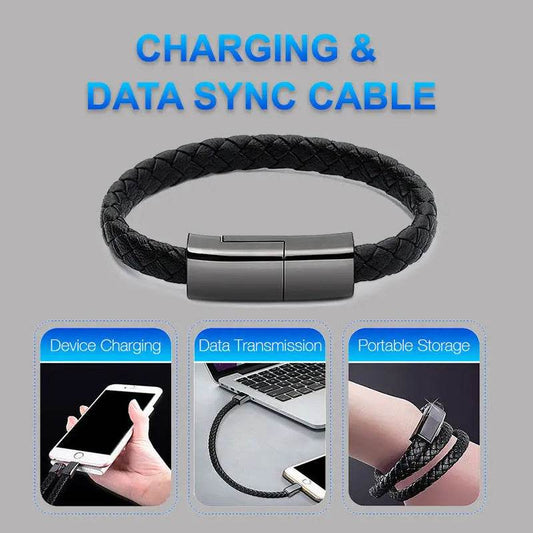 New Bracelet Charger USB Charging Cable Data Charging Cord For IPhone14 13 Max USB C Cable For Phone Micro Cable US - ProTrendyz