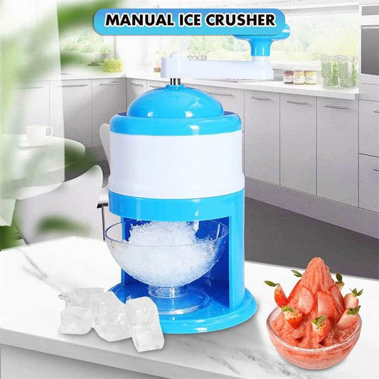 Portable Manual Ice Crushers Hand Crank Ice Shaver Shave Ice Machine Smoothie Maker Household Kitchen Bar Ice Blender Drink Tool Summer Gadgets - ProTrendyz