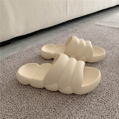 Solid Color Japanese Style Sandals And Slippers Non-slip Bath Bathroom Slippers - ProTrendyz