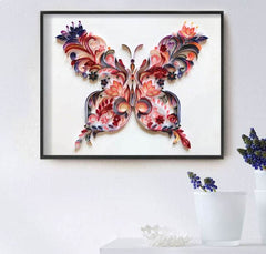 20 Inch Butterfly Quilling Illustration Material Pack Slot - ProTrendyz