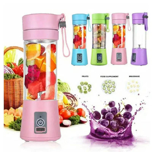 Portable Blender With USB Rechargeable Mini Kitchen Fruit Juice Mixer Home Simple Portable Electric Mini Juicer - ProTrendyz