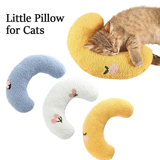 Little Pillow For Cats Fashion Neck Protector Deep Sleep Puppy U-Shaped Pillow Pets Pillow Kitten Headrest Dog Sleeping Pillow Pet Products - ProTrendyz