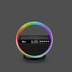 2024 New Multifunction RGB Night Light Wireless Charger Bluetooth-compatible Speaker Large G Ambience Light Home Decor - ProTrendyz