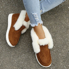 Snow Boots Warm Winter Shoes Plush Fur Ankle Boots Women - ProTrendyz