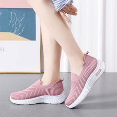 Casual Mesh Shoes Sock Slip On Flat Shoes For Women Sneakers Casual Soft Sole Walking Sports Shoe - ProTrendyz