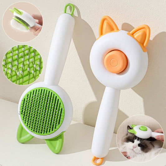 Pet Dog Brush Cat Comb Self Cleaning Pet Hair Remover Brush For Dogs Cats Grooming Tools Pets Dematting Comb Dogs Accessories Pet Products - ProTrendyz
