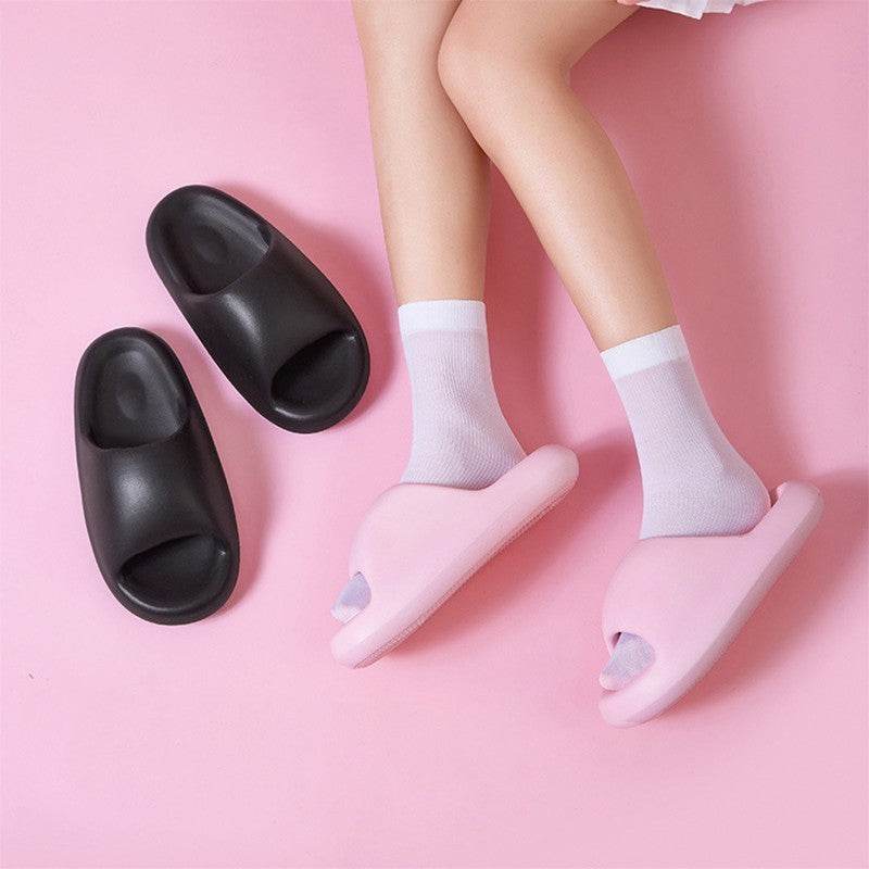 New Bread Shoes Soft Slippers Summer Candy Color Bsthroom Slippers - ProTrendyz
