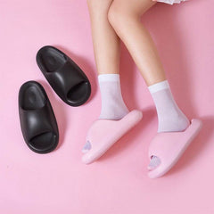 New Bread Shoes Soft Slippers Summer Candy Color Bsthroom Slippers - ProTrendyz