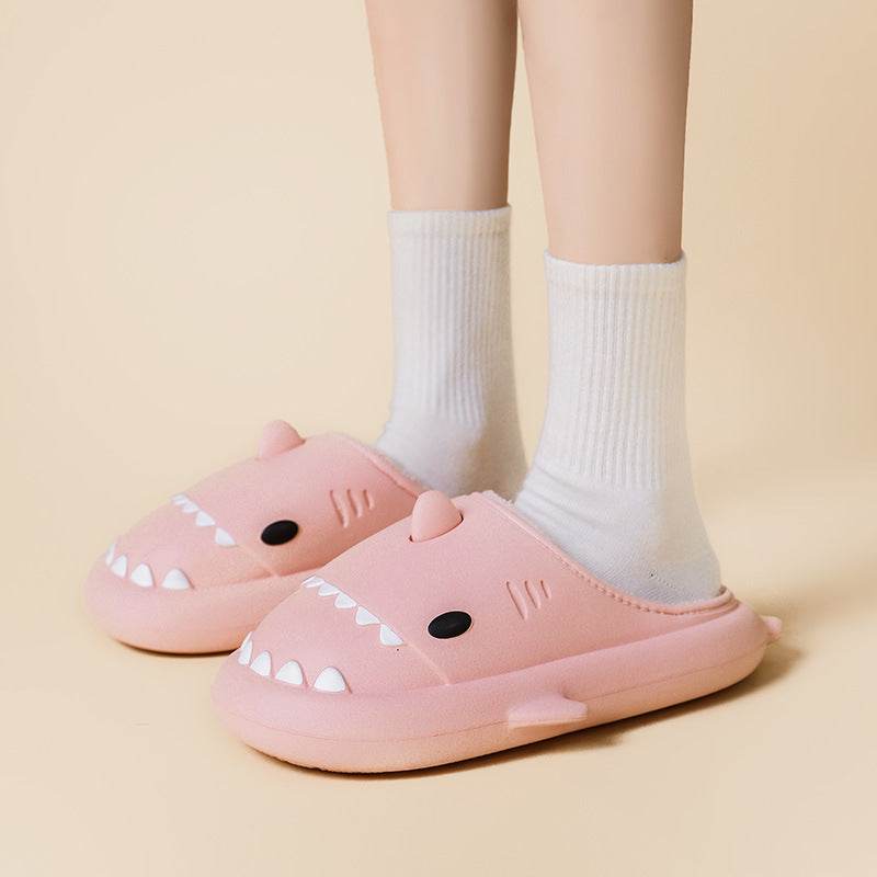 Cartoon Shark Shoes Home Slippers EVA Lovers Slippers Winter Soft Bottom Waterproof Shoes - ProTrendyz