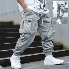 Multi-pocket Cargo Pants Men's Casual Hip-Hop Drawstring Trousers Outdoor Streetwear Sports Pant - ProTrendyz