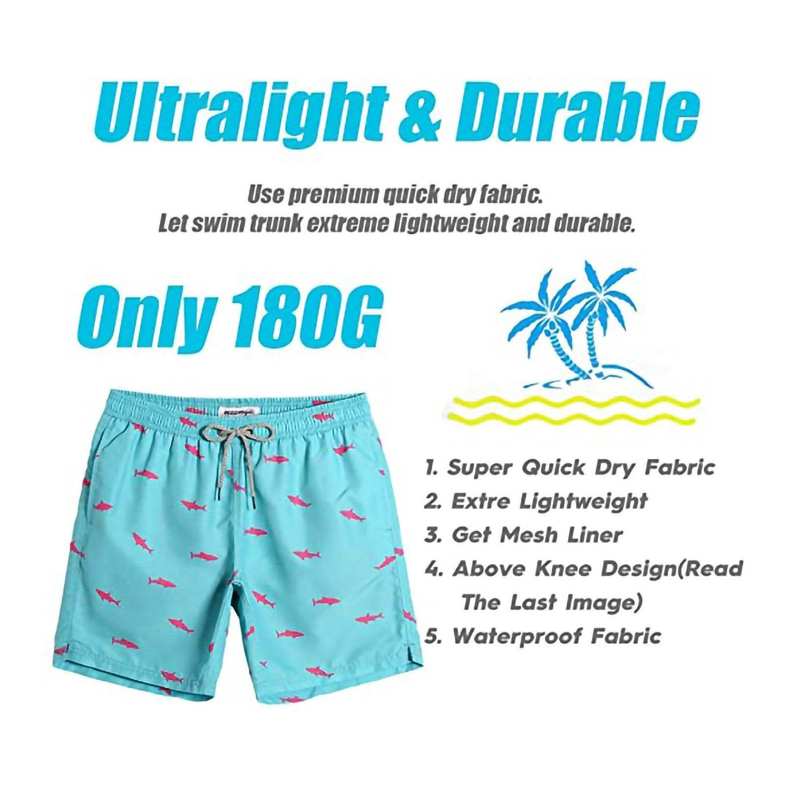 Casual Swimwear Beach Shorts Men - ProTrendyz