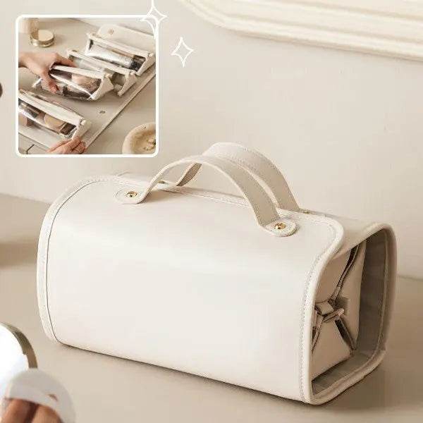 New Folding Cosmetic Bag Large Capacity Portable Handbag Waterproof Travel Storage Washing Bag For Women - ProTrendyz