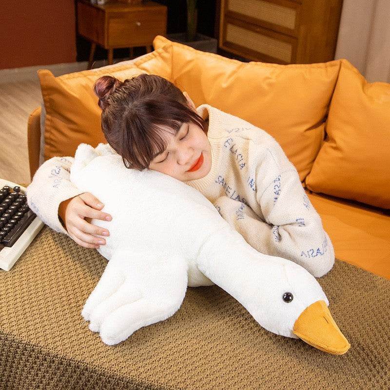 Big White Goose Doll Pillow Sleeping Plush Toy - ProTrendyz